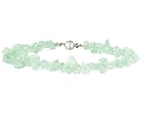 35 Carat All Natural Uncut Aquamarine Bracelet with Magnetic Clasp