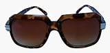 Run DMC Rapper Retro Gazelle Large Sunglasses Animal Print Brown
