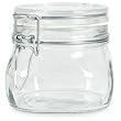 Case of 6 - Bormioli Rocco Fido Latch Lid 500ml (16 Oz) Square Canning Cosmetic Storage Hermetic Italian Jars From Italy
