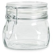 2 Pieces - Bormiolli Rocco Fido Hermetic Canning and Storage Jar - 500ml (Approx 16 Oz)