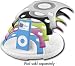 Electronics : HOMEDICS DP300 DOCK N PARTY SUBWOOFER SPEAKER SYSTEM WITH 5 CHANGEABLE FACEPLATES