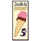 Review Garden Trading  / Double Dip Icecream Retro Sign