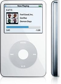 Childrens Toyshop  Electronics : Apple iPod - Digital player - HDD 30 GB - AAC, MP3 - video playback - display: 2.5" - white