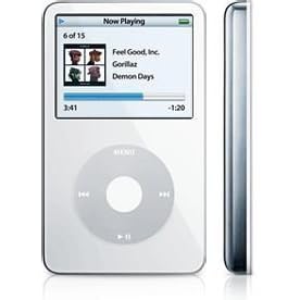 Apple iPod - Digital player - HDD 30 GB - AAC, MP3 - video playback - display: 2.5" - white