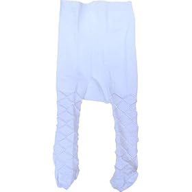 Baby Tights White, Cream or Pink in Newborn, 0-3, 3-6 months Cotton Blend