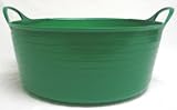 TubTrug SP15G Shallow Green Flex Tub, 15 Liter