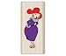 Inkadinkado Mounted Stamp RED HAT SOCIETY GLAMOUROUS RUBY For Scrapbooking, Card Making & Craft Proj