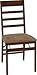 Two Cosco Wood Folding Chairs with Microsuede Seat
