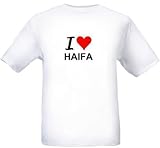 I LOVE HAIFA - City-series - White T-shirt