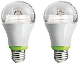 GE Link, Wireless A19 Smart LED, PSB19-2PCK, Soft White, 2-Pack by Quirky Bulb