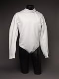 Mens Right Handed Nylon polyester foil/epee/sabre front zip fencing jacket