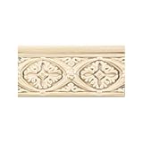 Adex USA Hampton Listello Byzantine 3 x 6 Sand Ceramic Tile & Stone