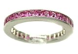 PLATINUM SAPPHIRE BAND