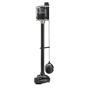 Wayne SPV500 1/3 HP 3,100 GPH Pedestal Sump Pump, Cast Iron