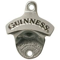 Guinness Stationary Wall Mounted Metal Bottle Opener by Bar Supplies and Cocktail Accessories