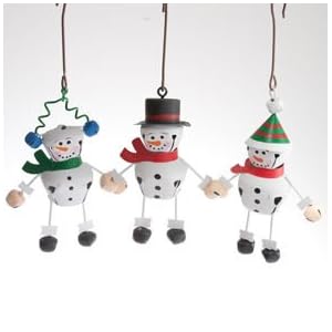 #!Cheap SALE Snowman Jingle Bell Ornaments SALE