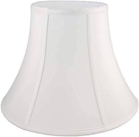 Round Bell Lampshade in White (18 in. Diam x 14 in. H)