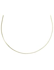 14k Yellow Gold Boston C-Link Chain Necklace, 16"