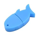 Bluetooth Micro Wireless Adapters Mini USB 2.0 Bluetooth V 2.0 Dongle Fish Shaped Blue