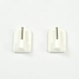 Lot de 4 supports adh&eacute;sifs Blanc