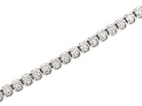 Fashion ' U ' Link Diamond Tennis Bracelet 7.00cttw