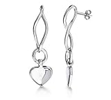 Sterling Silver Heart Earring