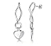 Sterling Silver Heart Earring
