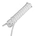 Uxcell Ratio 2:1 6 mm Dia White Polyolefin Heat Shrinkable Tube 4M, 13.1'