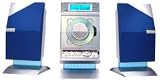 Sharper Image Slim 1-CD Stereo with AM/FM Digital Tuner (Blue Model)
