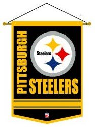 Buy Pittsburgh Steelers Traditions Wool Blend Banner by WINNING STREAK SPORTS