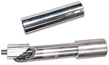 Delta Alloy Stubby Stem Adaptor, 1-1/8" Stem, Quill to 1-1/8 Threadless, Silver