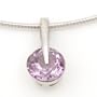 Sterling Silver Amethyst Pendant And Chain