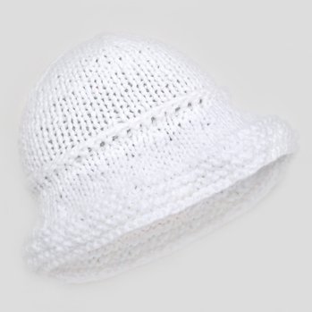 LibraKnits Swingset Cap - Summer Cloud - Organic Cotton Baby Hat, a wonderful gift for toddlers over 12 months