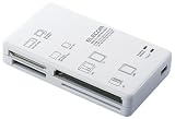 ELECOM「プラス1SOFTをゲット!」USB2.0メモリリーダライタ MR-GU2A12WH(家電/エレクトロニクス)