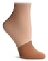 HUE Women's Tip Toe with Grippers on Bottom, 2-Pack