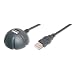 USB 2 Docking Station Ball Desktop Stand Extension Port