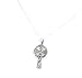 Claddagh Pendant - Sterling Silver Irish Celtic Knot Cross Pendant and 18 Necklace Included