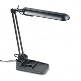 Catalina Lighting 12036001028 Flexible fluorescent organizer lamp, 16-1 5 high, matte black