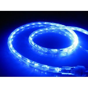 18Ft Rope Lights; Ocean Blue LED Rope Light Kit; 1.0"LED Spacing; Christmas Lighting; outdoor rope lighting