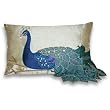 Thro by Marlo Lorenz 4183 Fancy Peacock 12 by 20-Inch Pillow, Multi
