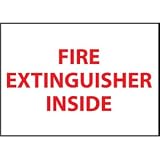 Sign - Fire Extinguisher Inside