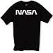 NASA Grey Worm Logo Dark T-Shirt
