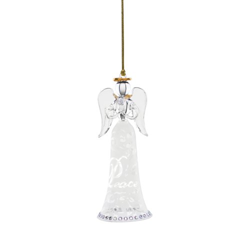 Lenox Joyous Tidings Peace Angel with Dove Figurine