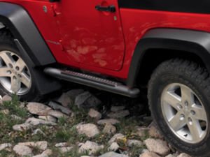 JEEP WRANGLER SIDE STEPS RUNNING BOARDS MOLDED MOPAR