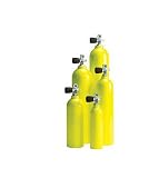 19 cu ft 3000psi Aluminium Emergency Tank Scuba Dive Diving Dives Spare Tank Cylinder