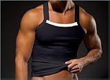C-in2 Bamboo Hummer Tank Top for Men - Black