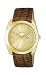 Citizen Men's Eco-Drive Gold-Tone Leather Watch #BM8002-01P