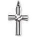 24K Gold over Sterling Silver Cross and Dove with 24-inch Chain