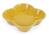 Chantal Talavera Collection 2-Quart Four Round Baker, Glossy Curry Yellow