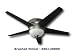 Brushed Nickel Room Conditioner Ceiling Fan, Heater, Light